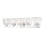 Z-Lite Astor 5 Light 36" Wide Bathroom Vanity Light Chrome