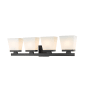 Z-Lite Astor 4 Light 29" Wide Bathroom Vanity Light Matte Black