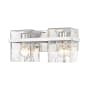 Z-Lite Bennington 2 Light 14" Wide Bathroom Vanity Light Chrome