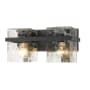 Z-Lite Bennington 2 Light 14" Wide Bathroom Vanity Light Matte Black