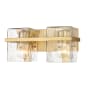 Z-Lite Bennington 2 Light 14" Wide Bathroom Vanity Light Modern Gold
