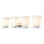 Z-Lite Darcy 4 Light 28" Wide Bathroom Vanity Light Chrome