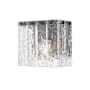 Z-Lite Glacier 7" Tall Bathroom Sconce Matte Black
