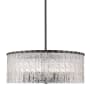 Z-Lite Glacier 10 Light 27" Wide Drum Chandelier Matte Black