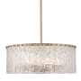 Z-Lite Glacier 10 Light 27" Wide Drum Chandelier Modern Gold