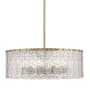 Z-Lite Glacier 12 Light 33" Wide Drum Chandelier Modern Gold