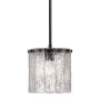 Z-Lite Glacier 9" Wide Pendant Matte Black