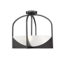 Z-Lite Devon 4 Light 18" Wide Semi-flush Ceiling Fixture Matte Black