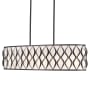 Z-Lite Harden 10 Light 43" Wide Linear Chandelier Matte Black