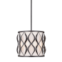 Z-Lite Harden 3 Light 12" Wide Pendant Matte Black