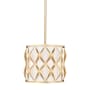 Z-Lite Harden 3 Light 12" Wide Pendant Modern Gold