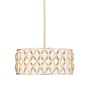 Z-Lite Harden 8 Light 27" Wide Pendant Modern Gold