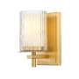 Z-Lite Grayson 9" Tall Wall Sconce Modern Gold