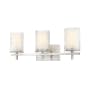 Z-Lite Grayson 3 Light 23" Wide Vanity Light Brushed Nickel