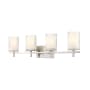 Z-Lite Grayson 4 Light 31" Wide Vanity Light Brushed Nickel