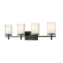 Z-Lite Grayson 4 Light 31" Wide Vanity Light Matte Black