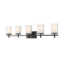 Z-Lite Grayson 5 Light 40" Wide Vanity Light Matte Black