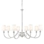 Z-Lite Katerina 8 Light 46" Wide Chandelier Brushed Nickel