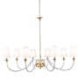 Z-Lite Katerina 8 Light 46" Wide Chandelier Rubbed Brass