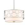 Z-Lite Kendall 3 Light 17" Wide Pendant Brushed Nickel