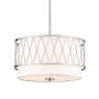 Z-Lite Dalton 3 Light 17" Wide Pendant Brushed Nickel
