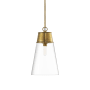 Z-Lite Wentworth 12" Wide Pendant Rubbed Brass