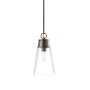Z-Lite Wentworth 8" Wide Mini Pendant Plated Bronze