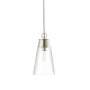 Z-Lite Wentworth 8" Wide Mini Pendant Polished Nickel