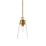 Z-Lite Wentworth 8" Wide Mini Pendant Rubbed Brass