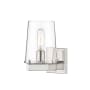 Z-Lite Callista 7" Wide Bathroom Vanity Light Polished Nickel