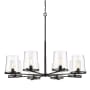 Z-Lite Callista 8 Light 44" Wide Chandelier Matte Black