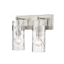 Z-Lite Fontaine 2 Light 14" Wide Bathroom Vanity Light Brushed Nickel