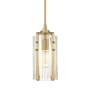 Z-Lite Alverton 6" Wide Mini Pendant Rubbed Brass