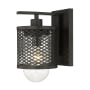 Z-Lite Kipton 11" Tall Bathroom Sconce Matte Black