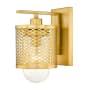 Z-Lite Kipton 11" Tall Bathroom Sconce Rubbed Brass