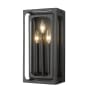 Z-Lite Easton 3 Light 16" Tall Wall Sconce Matte Black