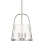 Z-Lite Archis 3 Light 12" Wide Taper Candle Pendant Brushed Nickel
