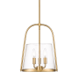 Z-Lite Archis 3 Light 12" Wide Taper Candle Pendant Modern Gold