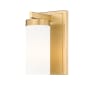 Z-Lite Danica 9" Tall Bathroom Sconce Modern Gold