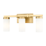 Z-Lite Danica 3 Light 21" Wide Vanity Light Modern Gold
