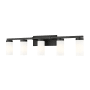 Z-Lite Danica 5 Light 39" Wide Vanity Light Matte Black