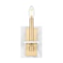 Z-Lite Kaden 9" Tall Bathroom Sconce Modern Gold