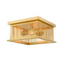 Z-Lite Camellia 2 Light 12" Wide Flush Mount Ceiling Fixture Brass