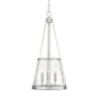 Z-Lite Prescott 3 Light 12" Wide Pendant Brushed Nickel