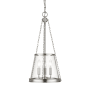 Z-Lite Prescott 3 Light 12" Wide Pendant Polished Nickel