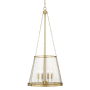 Z-Lite Prescott 4 Light 18" Wide Pendant Rubbed Brass
