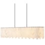 Z-Lite Viviana 7 Light 49" Wide Linear Chandelier Polished Nickel
