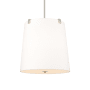 Z-Lite Weston 5 Light 18" Wide Pendant with Shade Brushed Nickel