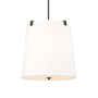 Z-Lite Weston 5 Light 18" Wide Pendant with Shade Matte Black