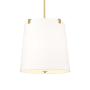 Z-Lite Weston 5 Light 18" Wide Pendant with Shade Modern Gold